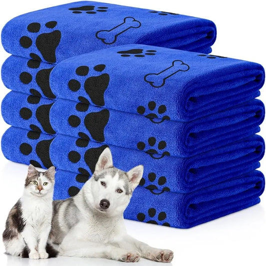 Quick‑Dry Microfibre Dog Towel – Soft, Absorbent & Lightweight (60 × 100 cm)