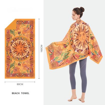 Printed Microfiber Travel Towel