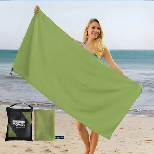 Oversized Quick-Dry Microfiber Beach Towel