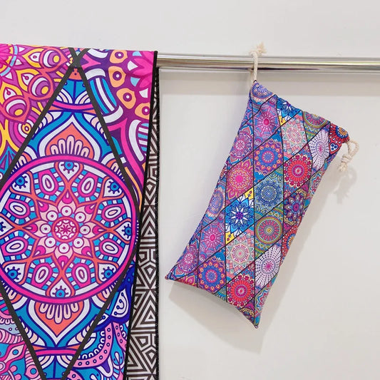 Premium Double-Sided Microfibre Quick-Dry Sports & Beach Towel – Mandala Spirit