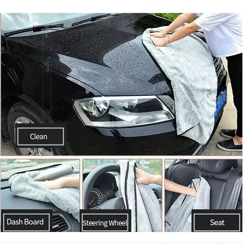 Microfibre Car Cleaning Towel – Extra Soft, Fast-Drying & Super Absorbent