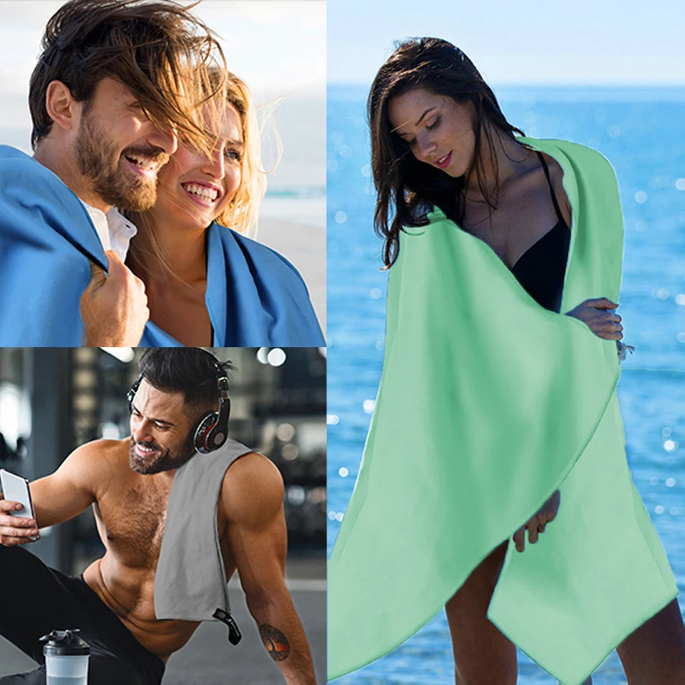 2-Pack Quick-Dry Microfiber Towel