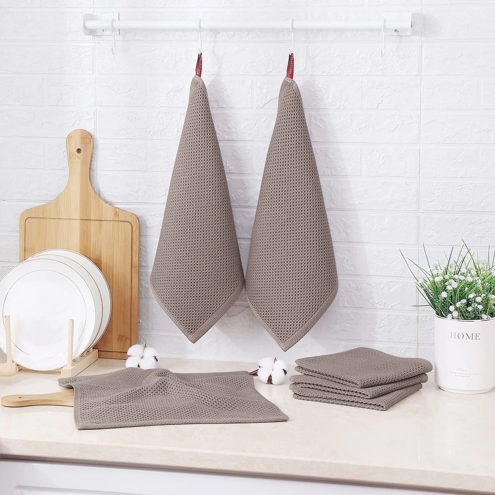 6-Pack Premium Microfibre Kitchen Dishcloths