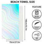 microfibre towel size guide 70x140 beach towel dimensions quick dry towel size
