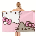 Boho Kitty Beach Towel