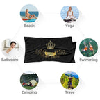 Strawberry Stripe Microfiber Beach Towel – Sand Free