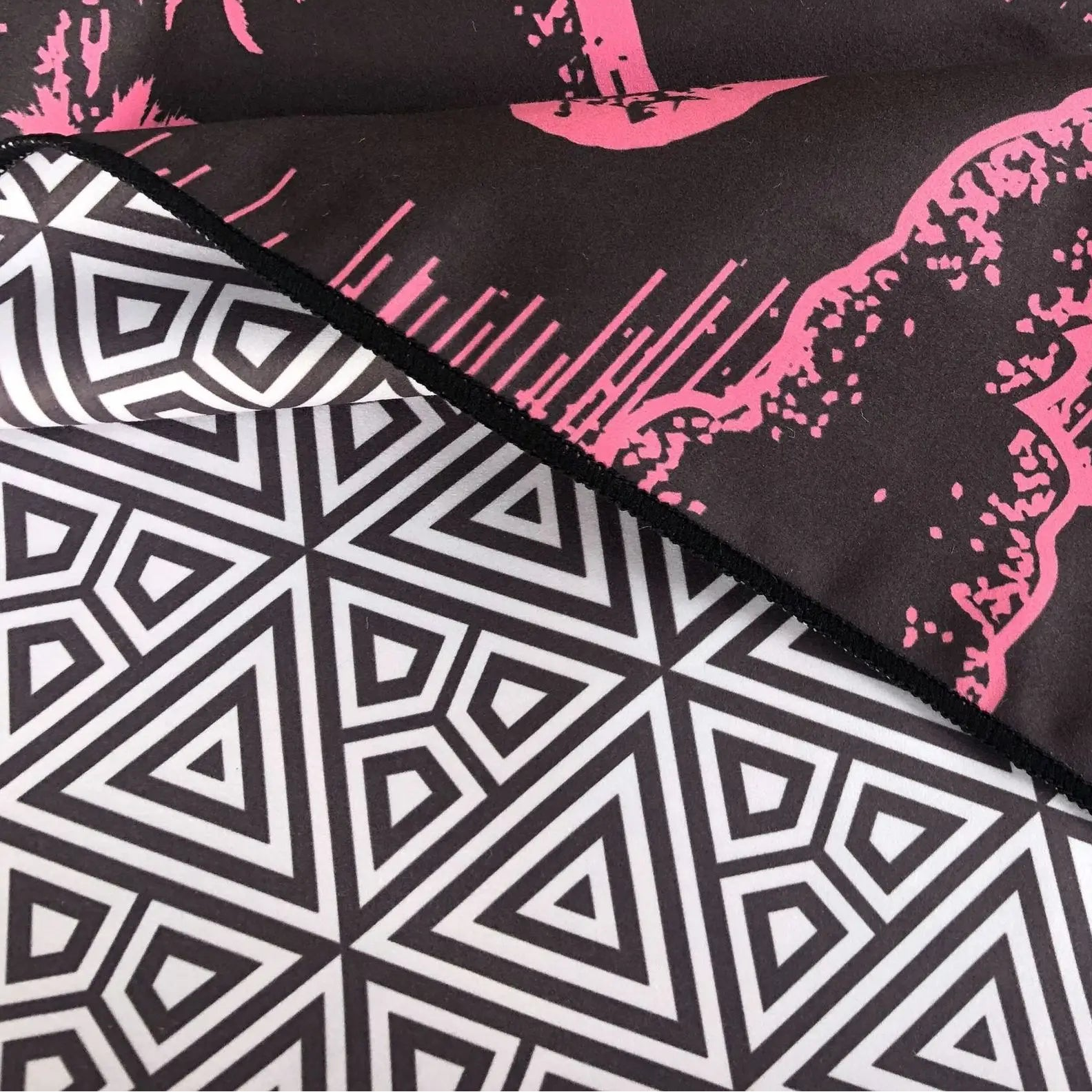 double sided microfibre towel fabric texture detail