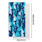 microfibre towel folded display printed velvet towel compact lightweight design
