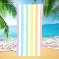 Double-Sided Striped Beach Towel