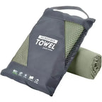 microfibre sports towel with carry bag compact travel towel