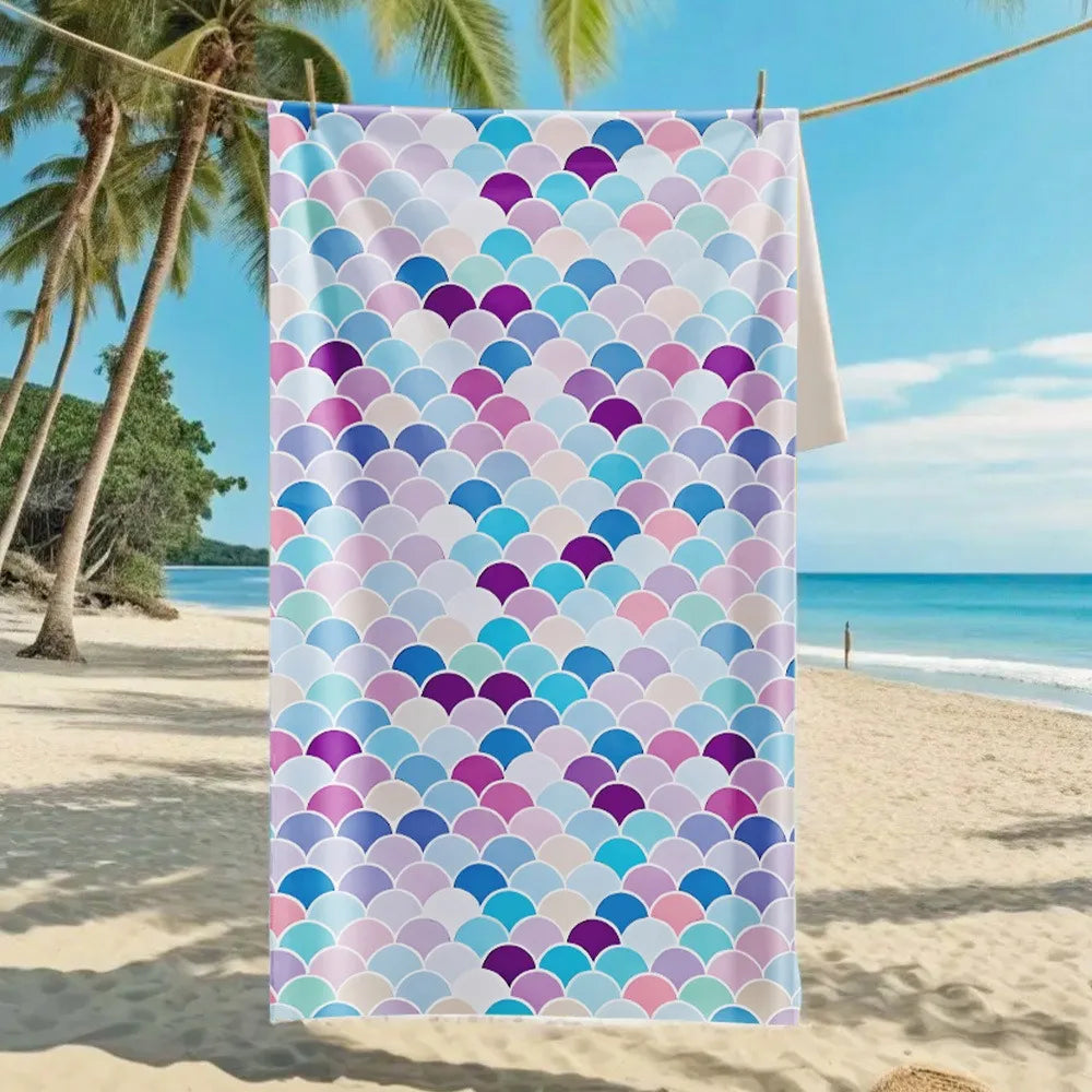 Rainbow Scales Quick-Dry Microfibre Towel