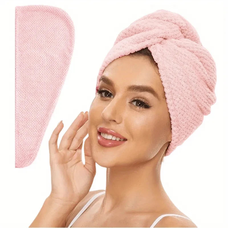 Microfiber Hair Towel Turban
