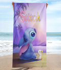Cartoon Alien Microfibre Beach Towel