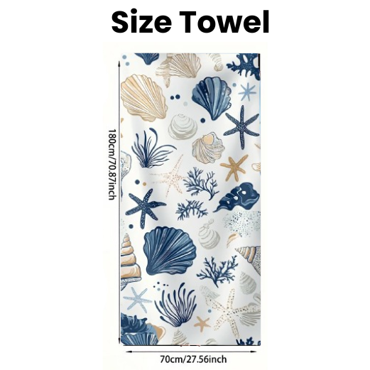 microfibre towel dimensions 70x180 cm beach towel size guide