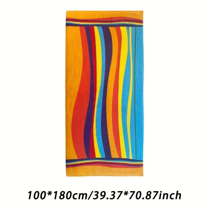 Beach towel made from quick-dry microfibre – lightweight, compact and perfect for travel, swimming or gym