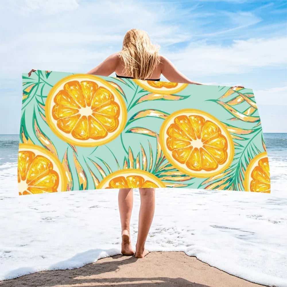 Tropical Fruit Microfibre Towel