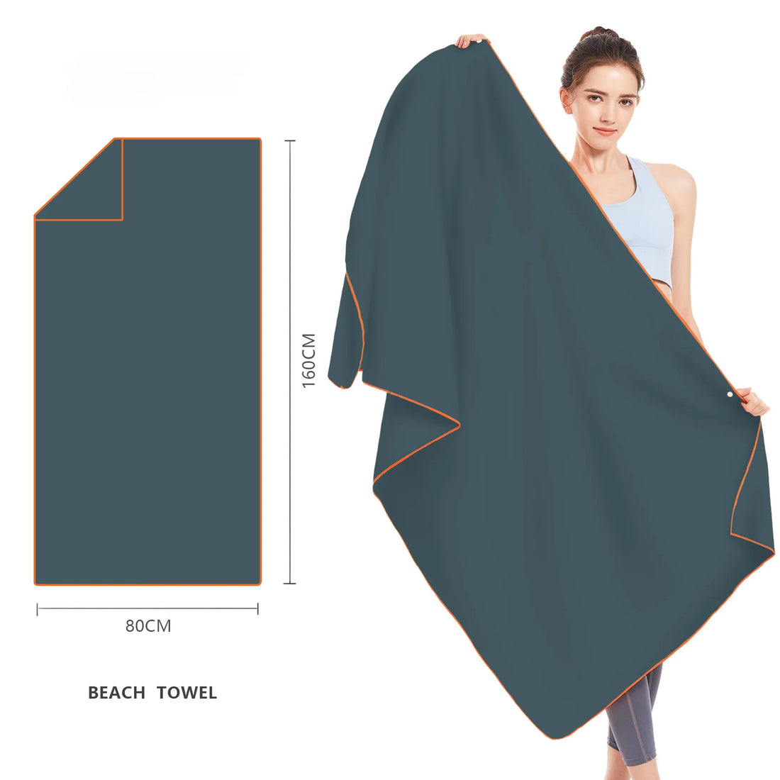 Printed Microfiber Travel Towel