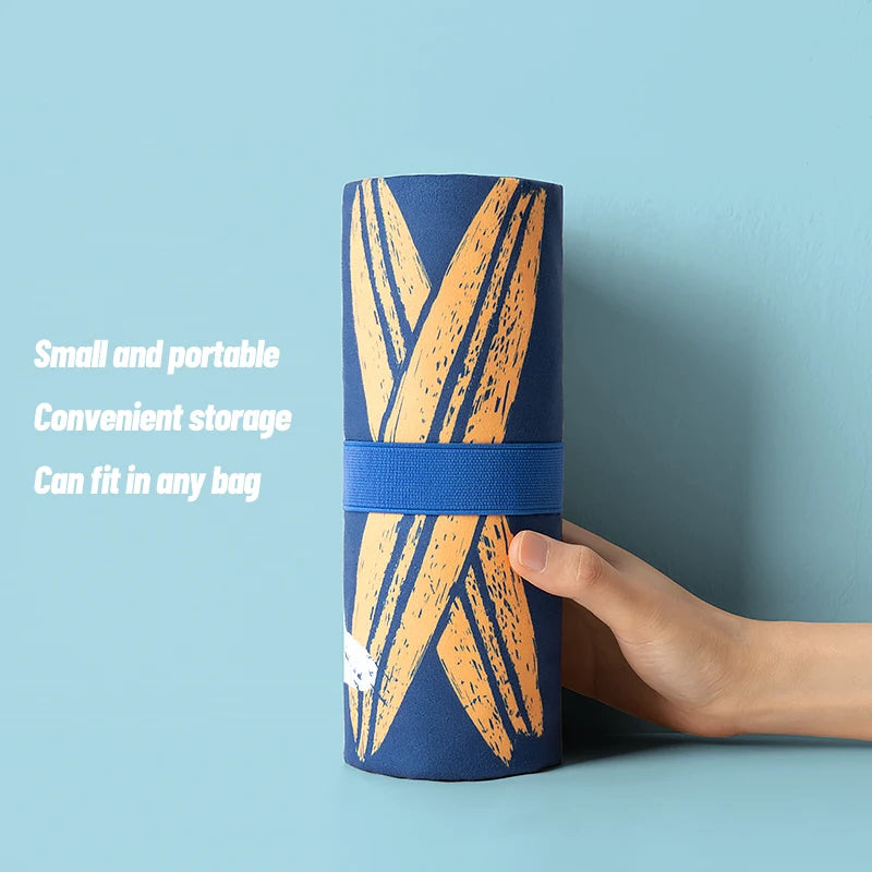 foldable microfibre surf poncho compact travel towel