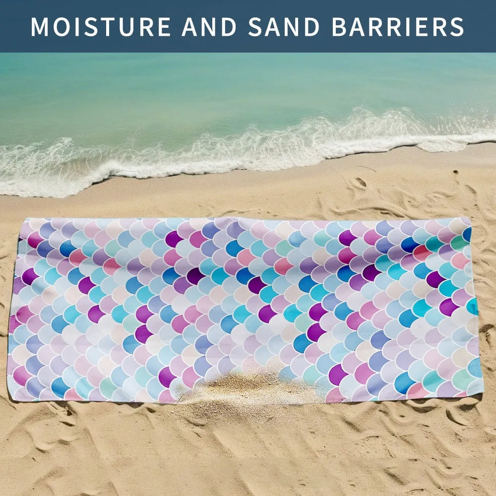 Rainbow Scales Quick-Dry Microfibre Towel