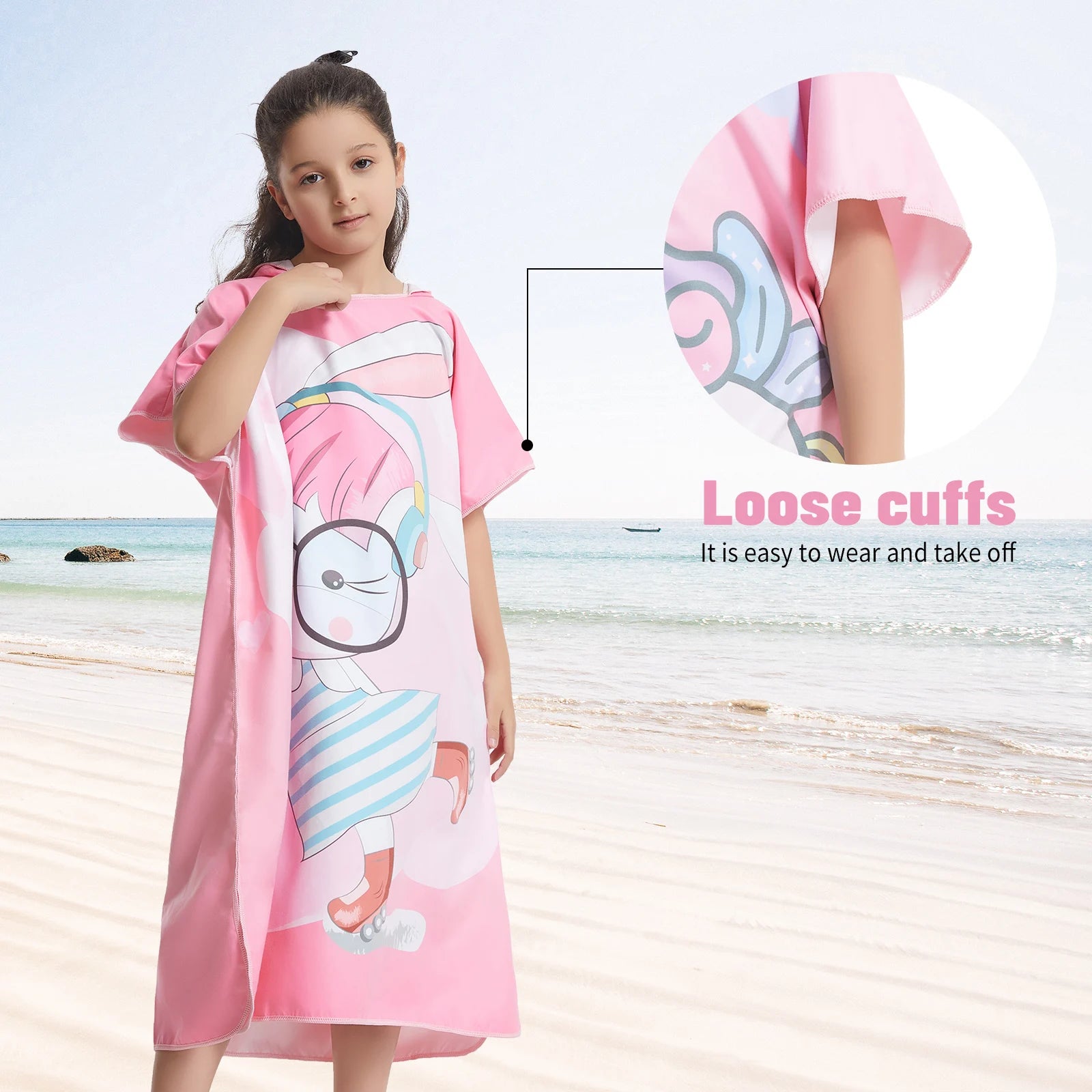 Kids Hooded Microfibre