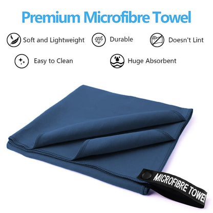2-Pack Quick-Dry Microfiber Towel
