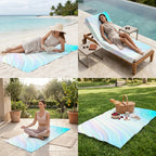 microfibre towel beach yoga picnic outdoor use quick dry lightweight towel lifestyle