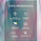 Sneldrogende Microvezel Poncho met Capuchon – Pastel Koraal