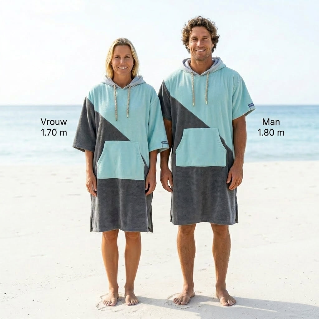 WarmFlow Poncho met Capuchon