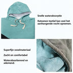 WarmFlow Poncho met Capuchon