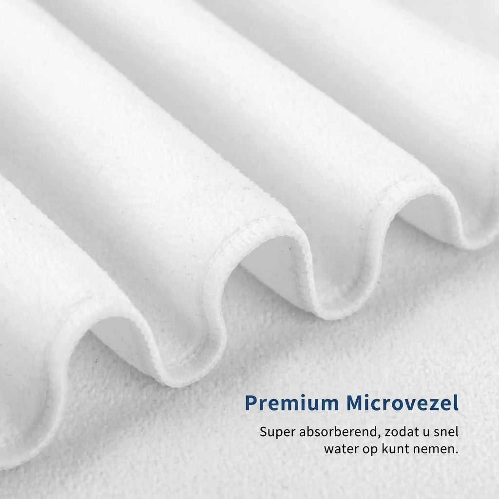 Premium microvezelstof van HyDreez Riviera Stripe strandhanddoek