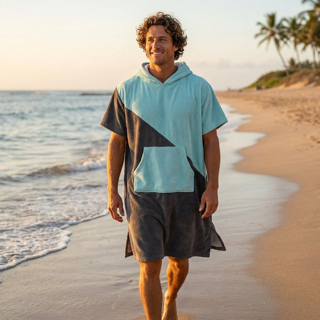 WarmFlow Poncho met Capuchon