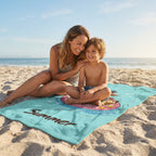 HyDreez Capybara Summer strandhanddoek voor moeder en kind aan zee