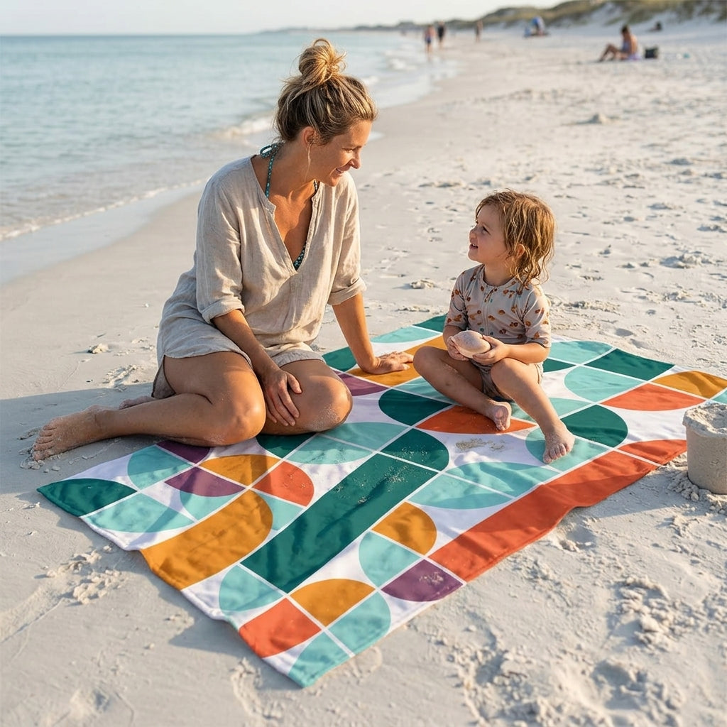 Geowave Microfiber Beach Towel – Sand Free
