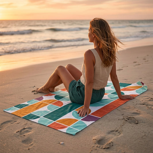 Geowave Microfiber Beach Towel – Sand Free