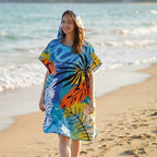 Microfibre Surf Poncho | Quick-Dry Changing Robe with Hood