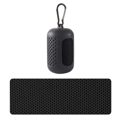 Circular Silicone Wrapped Cold Towel: Instant Cooling & Ultimate Portability